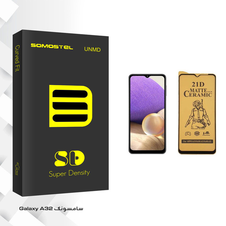 محافظ صفحه نمایش سرامیکی سوماستل مدل Sd Glass مناسب برای گوشی موبایل سامسونگ Galaxy A32