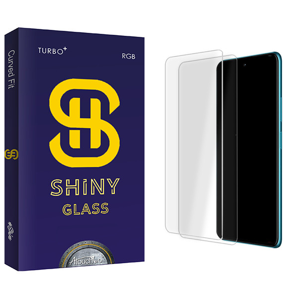 محافظ صفحه نمایش شیشه ای آتوچبو مدل Shiny Glass مناسب برای گوشی موبایل سامسونگ Galaxy A51 بسته دو عددی