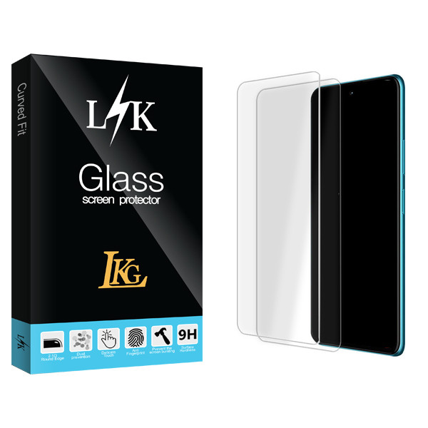 محافظ صفحه نمایش شیشه ای ال کا جی مدل LK Glass مناسب برای گوشی موبایل سامسونگ Galaxy A53s بسته دو عددی