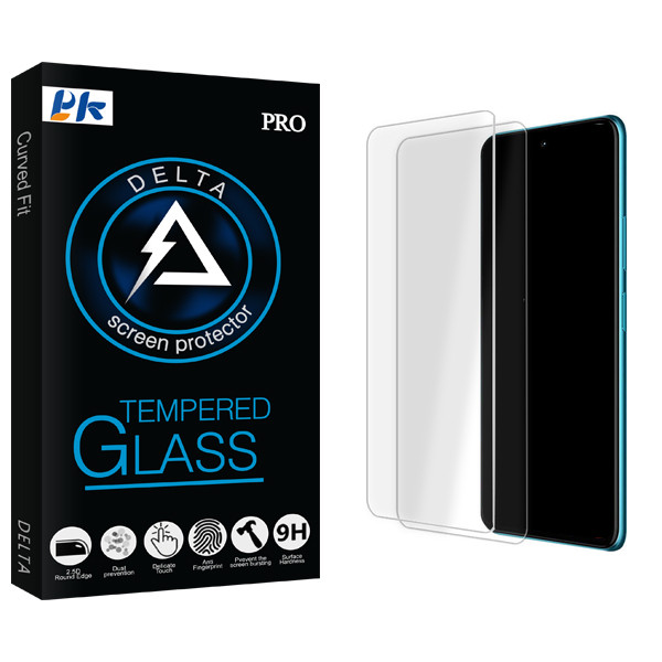 محافظ صفحه نمایش شیشه ای پی کی مدل Delta Glass مناسب برای گوشی موبایل سامسونگ Galaxy A52s 5G بسته دو عددی