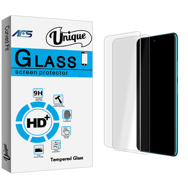 محافظ صفحه نمایش شیشه ای ای اف اس مدل Unique Glass مناسب برای گوشی موبایل سامسونگ Galaxy A52s 5G بسته دو عددی