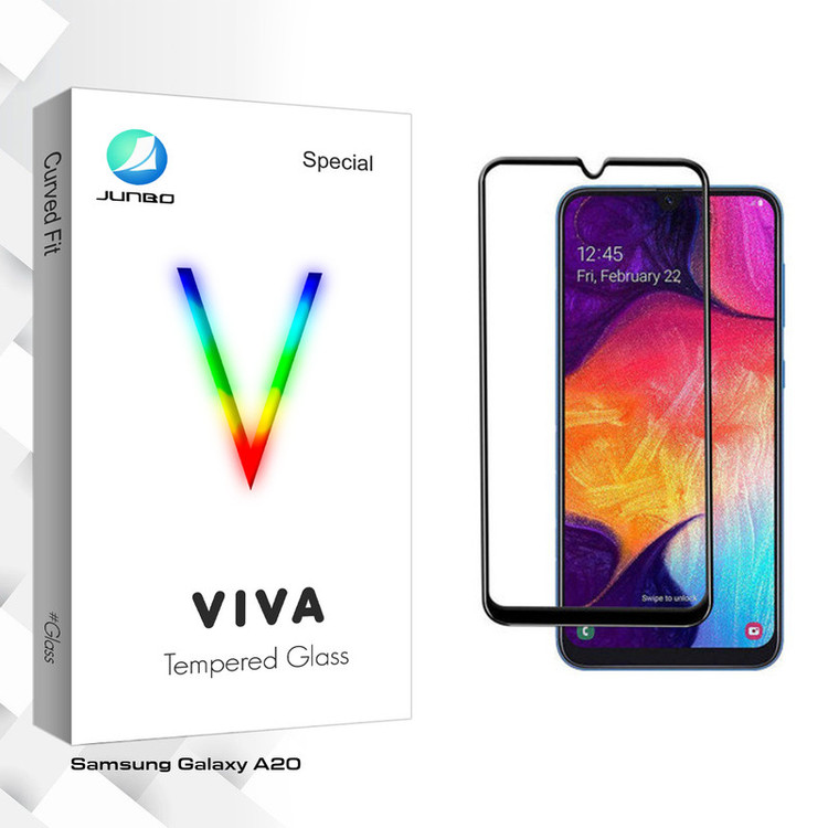 محافظ صفحه نمایش جانبو مدل Viva Glass مناسب برای گوشی موبایل سامسونگ Galaxy A20