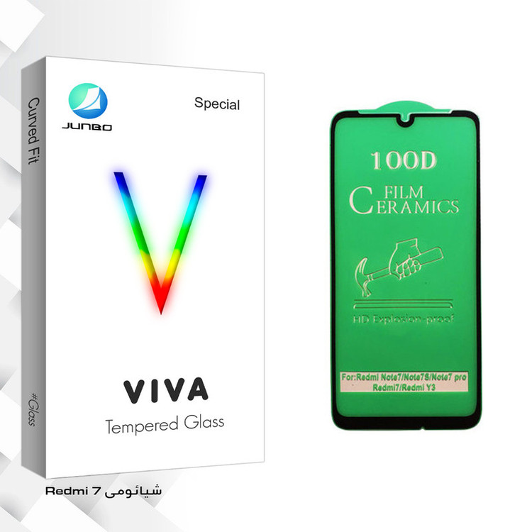 محافظ صفحه نمایش سرامیکی جانبو مدل Viva Glass مناسب برای گوشی موبایل شیائومی Redmi 7