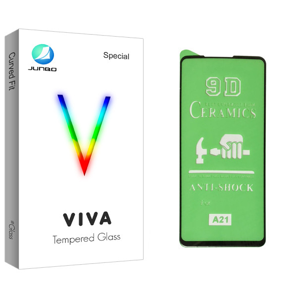 محافظ صفحه نمایش جانبو مدل Viva Glass مناسب برای گوشی موبایل سامسونگ Galaxy A21