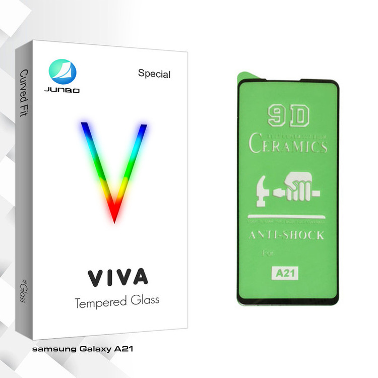 محافظ صفحه نمایش جانبو مدل Viva Glass مناسب برای گوشی موبایل سامسونگ Galaxy A21