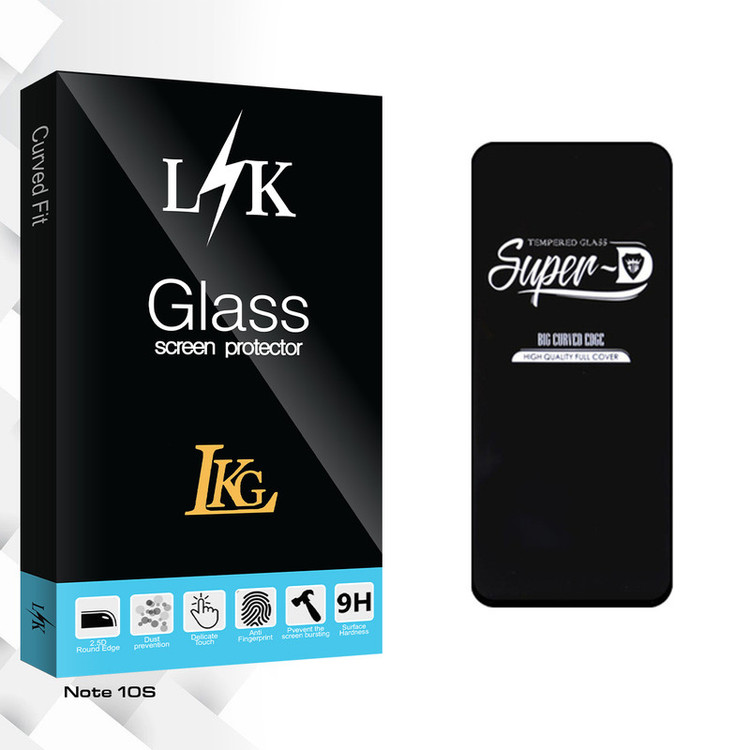 محافظ صفحه نمایش ال کا جی مدل LK GlassSuper D مناسب برای گوشی موبایل شیائومی Note 10S