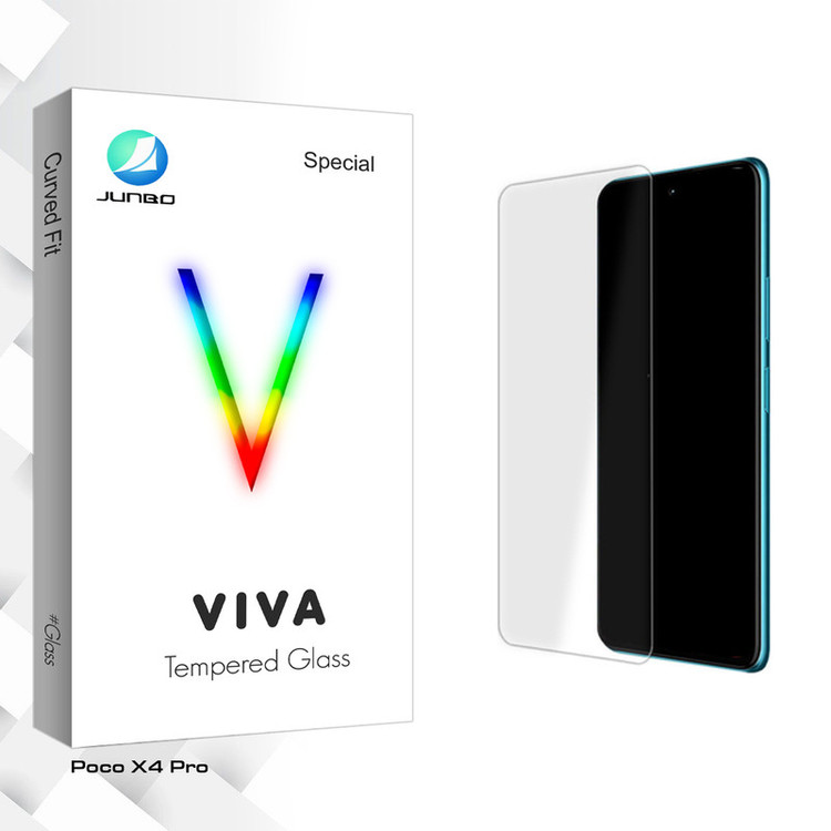 محافظ صفحه نمایش شیشه ای جانبو مدل Viva Glass MIX مناسب برای گوشی موبایل شیائومی Poco X4 Pro