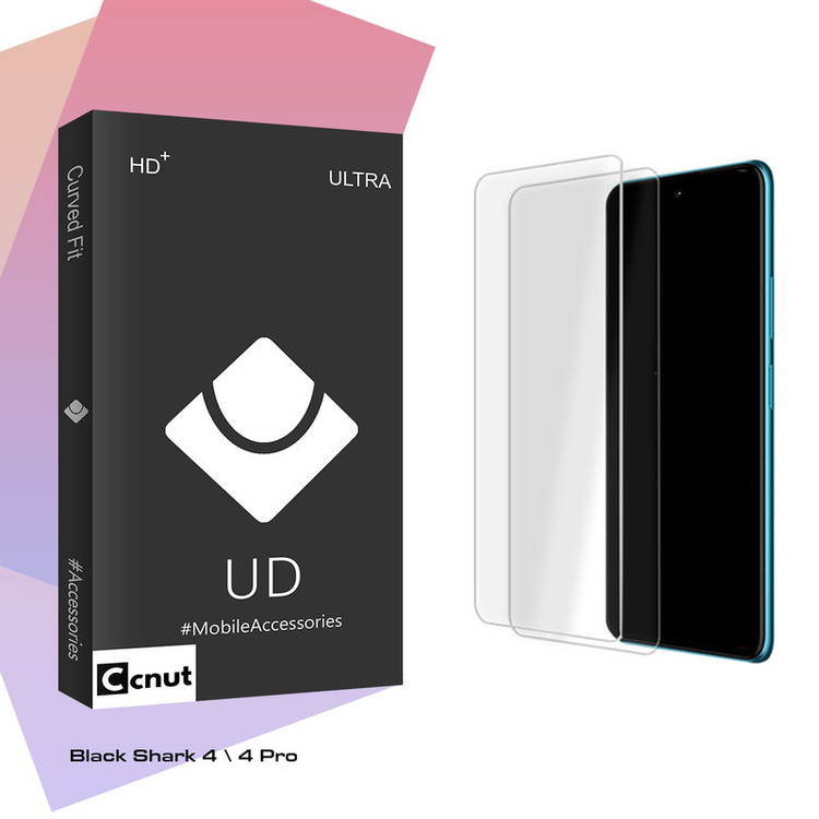محافظ صفحه نمایش شیشه ای کوکونات مدل UDB Ultra MIX مناسب برای گوشی موبایل شیائومی Black Shark 4 \ 4 Pro بسته دو عددی