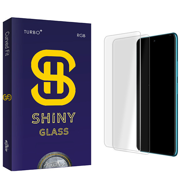 محافظ صفحه نمایش شیشه ای آتوچبو مدل Shiny Glass MIX مناسب برای گوشی موبایل شیائومی Black Shark 4 \ 4 Pro بسته دو عددی