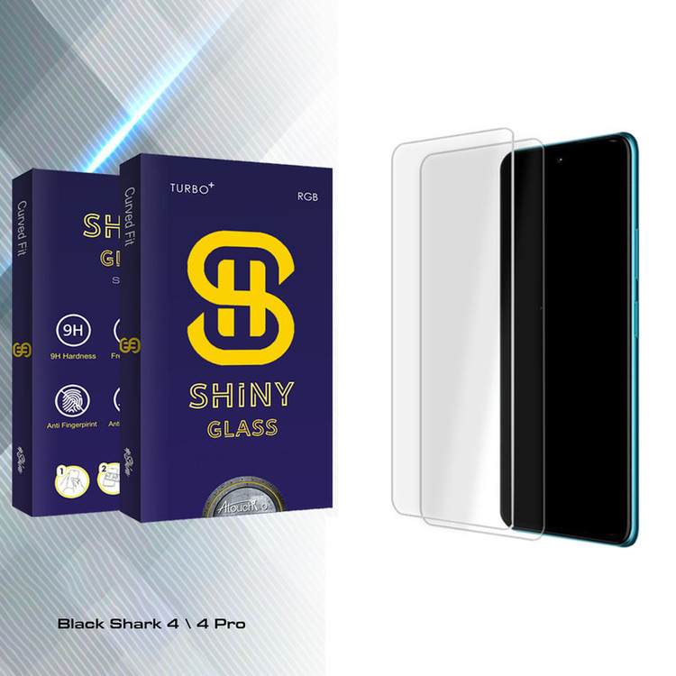 محافظ صفحه نمایش شیشه ای آتوچبو مدل Shiny Glass MIX مناسب برای گوشی موبایل شیائومی Black Shark 4 \ 4 Pro بسته دو عددی