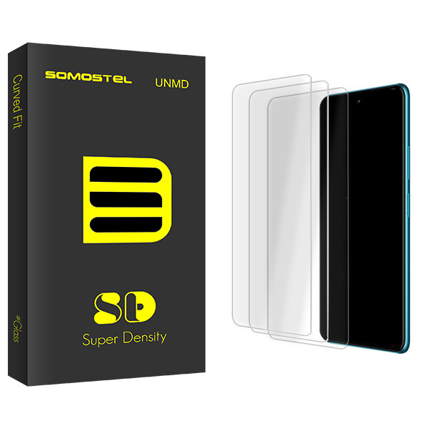 محافظ صفحه نمایش شیشه ای سوماستل مدل SD Glass MIX مناسب برای گوشی موبایل شیائومی Black Shark 4 Pro بسته سه عددی