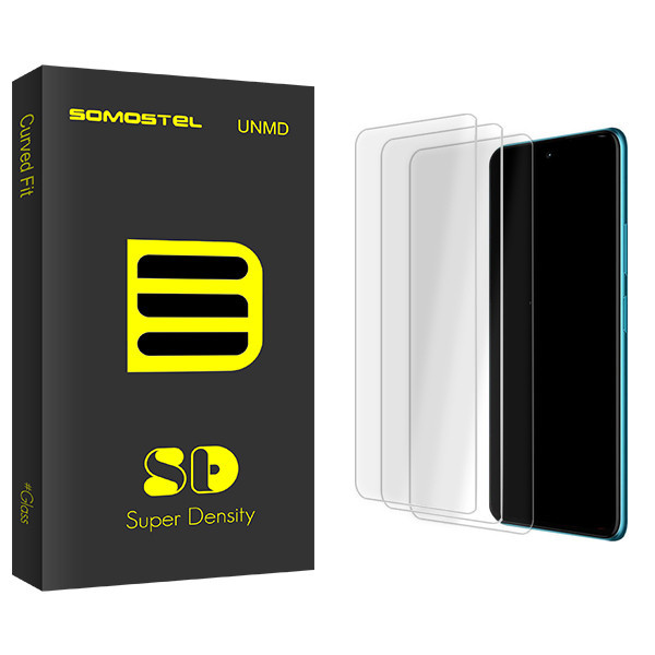 محافظ صفحه نمایش شیشه ای سوماستل مدل SD Glass MIX مناسب برای گوشی موبایل شیائومی Black Shark 4 Pro بسته سه عددی
