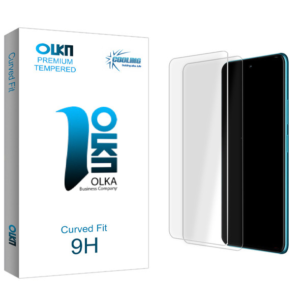 محافظ صفحه نمایش شیشه ای کولینگ مدل Olka Glass MIX مناسب برای گوشی موبایل شیائومی Black Shark 4 Pro بسته دو عددی