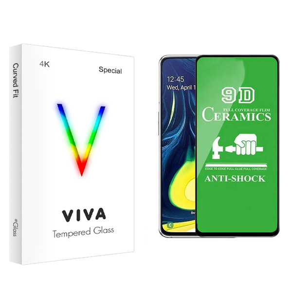 محافظ صفحه نمایش 9D ویوا مدل 4K مناسب برای گوشی موبایل سامسونگ Galaxy A71