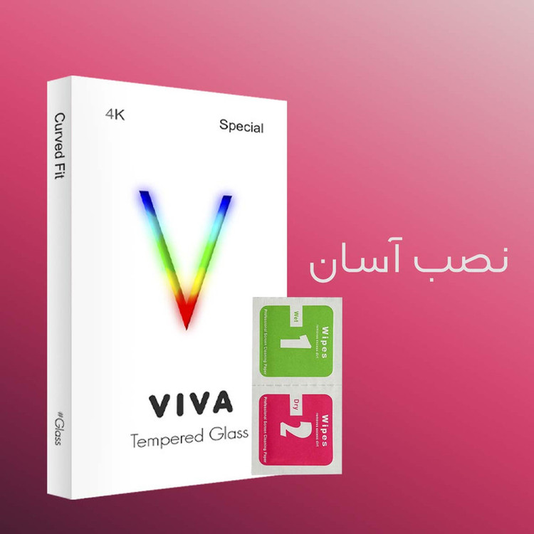 محافظ صفحه نمایش سرامیکی ویوا مدل 4K مناسب برای گوشی موبایل سامسونگ A6 Plus/J4 Plus/A750/J6 Plus/J8