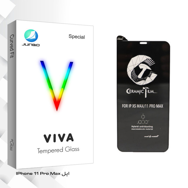 محافظ صفحه نمایش جانبو مدل Viva Glass مناسب برای گوشی موبایل اپل IPhone 11 Pro Max