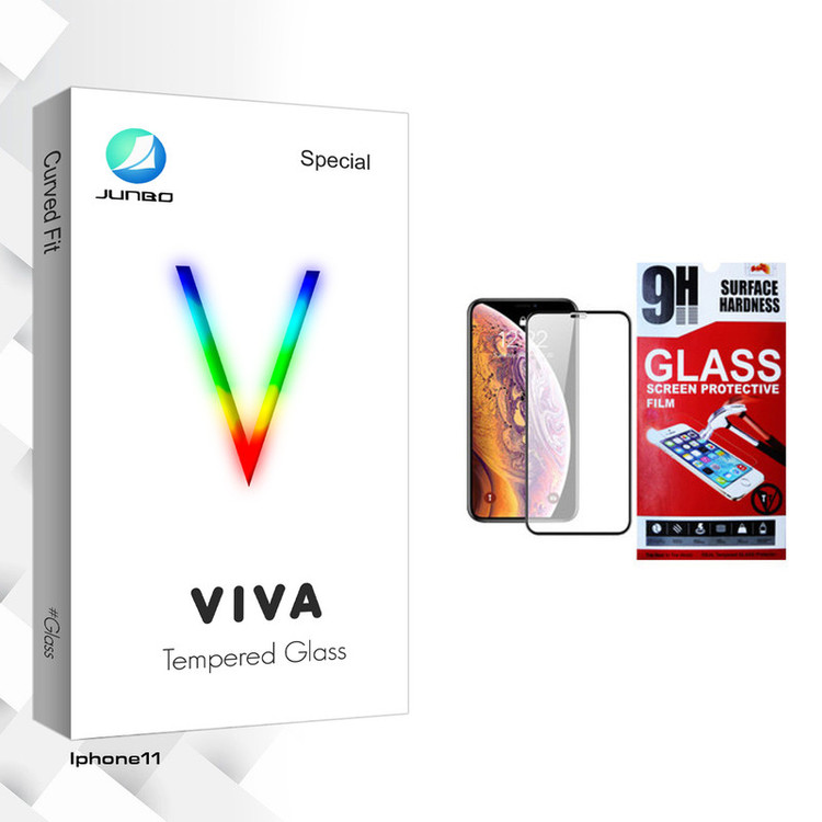 محافظ صفحه نمایش مات جانبو مدل Viva Glass مناسب برای گوشی موبایل اپل iPhone 11