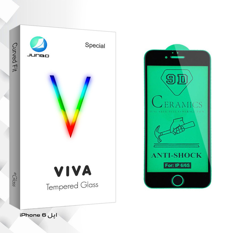 محافظ صفحه نمایش سرامیکی جانبو مدل Viva Glass مناسب برای گوشی موبایل اپل iPhone 6