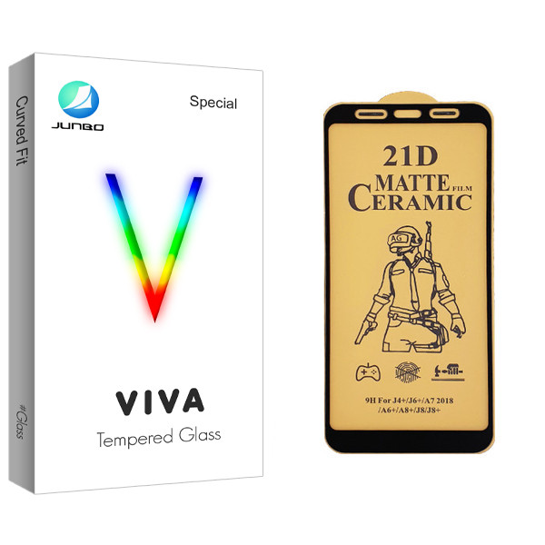 محافظ صفحه نمایش سرامیکی جانبو مدل Viva Glass مناسب برای گوشی موبایل سامسونگ Galaxy J4 Plus