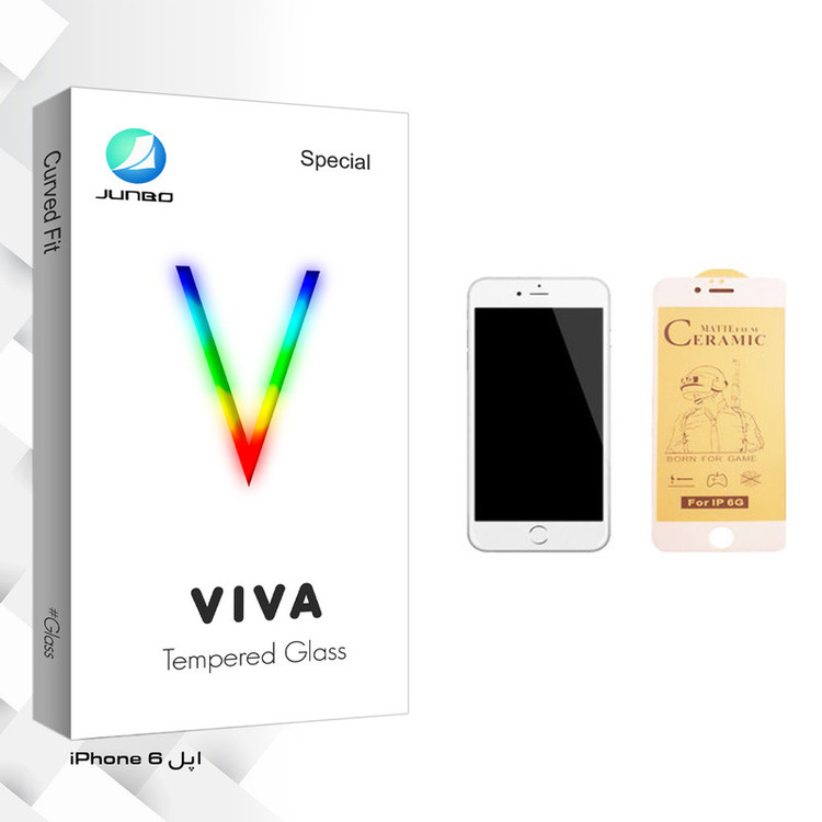 محافظ صفحه نمایش سرامیکی جانبو مدل Viva Glass مناسب برای گوشی موبایل اپل iPhone 6