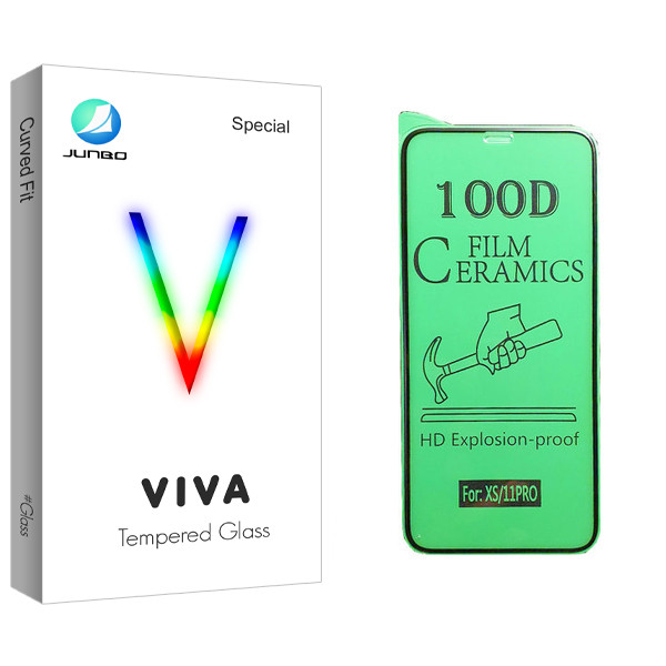 محافظ صفحه نمایش سرامیکی جانبو مدل Viva Glass مناسب برای گوشی موبایل اپل iPhone 11 Pro