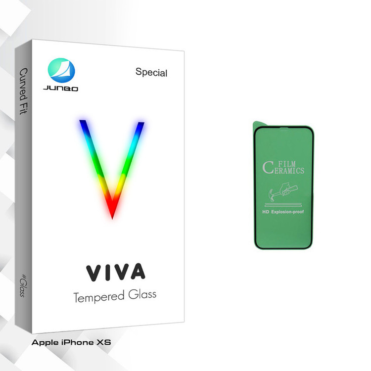 محافظ صفحه نمایش سرامیکی جانبو مدل Viva Glass مناسب برای گوشی موبایل اپل iPhone XS