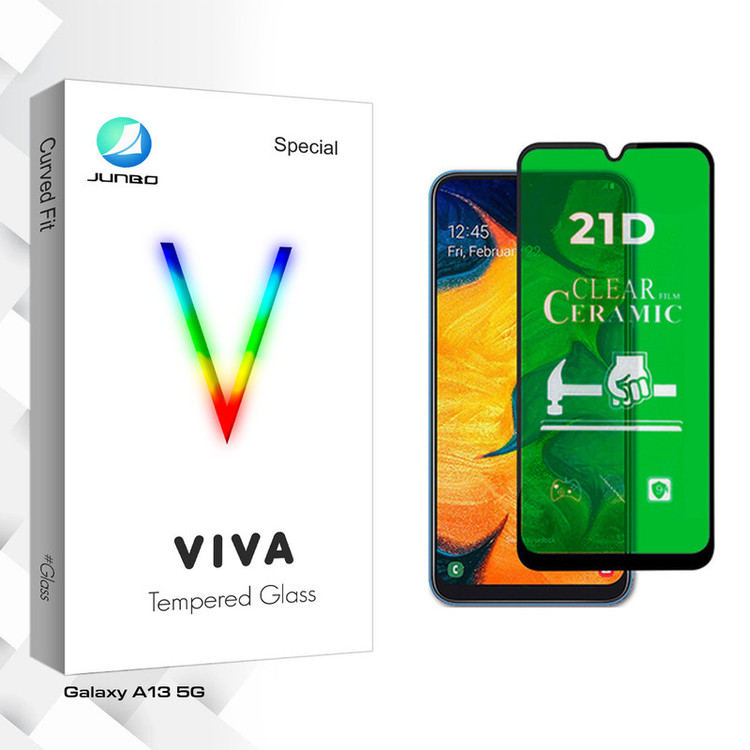محافظ صفحه نمایش سرامیکی شفاف جانبو مدل Viva Glass مناسب برای گوشی موبایل سامسونگ Galaxy A13 5G