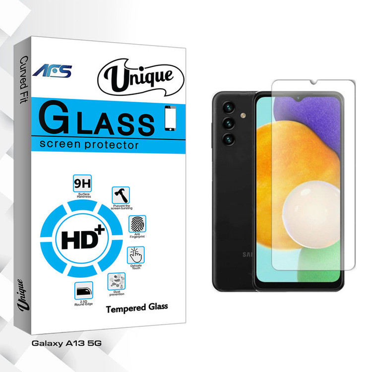 محافظ صفحه نمایش شیشه ای ای اف اس مدل Unique Pro مناسب برای گوشی موبایل سامسونگ Galaxy A13 5G