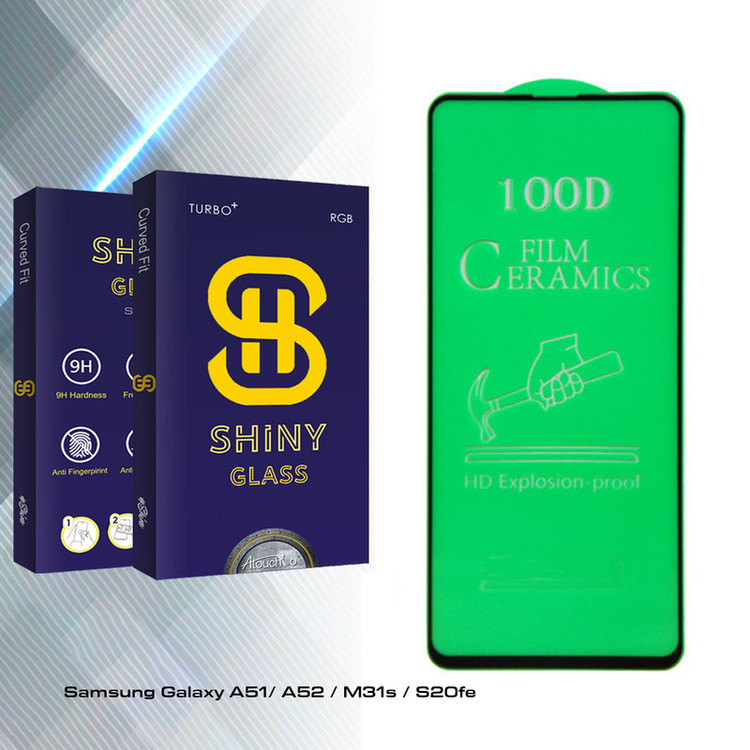 محافظ صفحه نمایش سرامیکی آتوچبو مدل Shiny Glass مناسب برای گوشی موبایل سامسونگ Galaxy A51/ A52 / M31s / S20fe