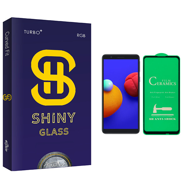 محافظ صفحه نمایش سرامیکی آتوچبو مدل Shiny Glass مناسب برای گوشی موبایل سامسونگ Galaxy A01 Core