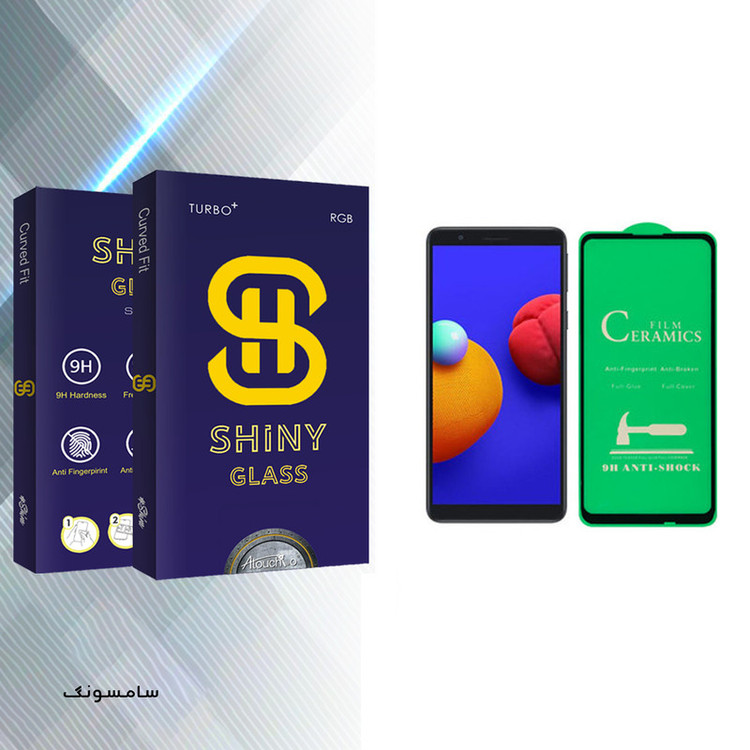محافظ صفحه نمایش سرامیکی آتوچبو مدل Shiny Glass مناسب برای گوشی موبایل سامسونگ Galaxy A01 Core