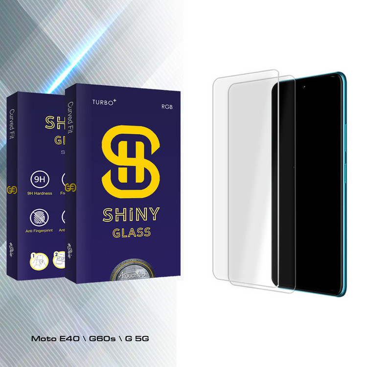 محافظ صفحه نمایش شیشه ای آتوچبو مدل Shiny Glass MIX مناسب برای گوشی موبایل موتورولا Moto E40 \ G60s \ G 5G بسته دو عددی