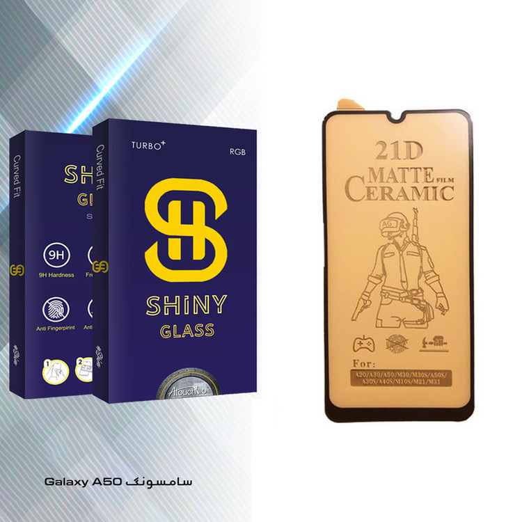 محافظ صفحه نمایش سرامیکی آتوچبو مدل Shiny Glass مناسب برای گوشی موبایل سامسونگ Galaxy A50
