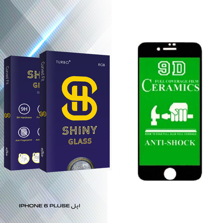 محافظ صفحه نمایش آتوچبو مدل Shiny Glass مناسب برای گوشی موبایل اپل IPHONE 6 PLUSE