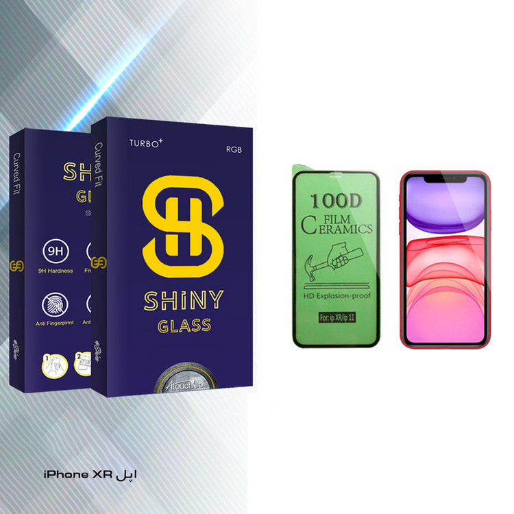 محافظ صفحه نمایش سرامیکی آتوچبو مدل Shiny Glass مناسب برای گوشی موبایل اپل iPhone XR