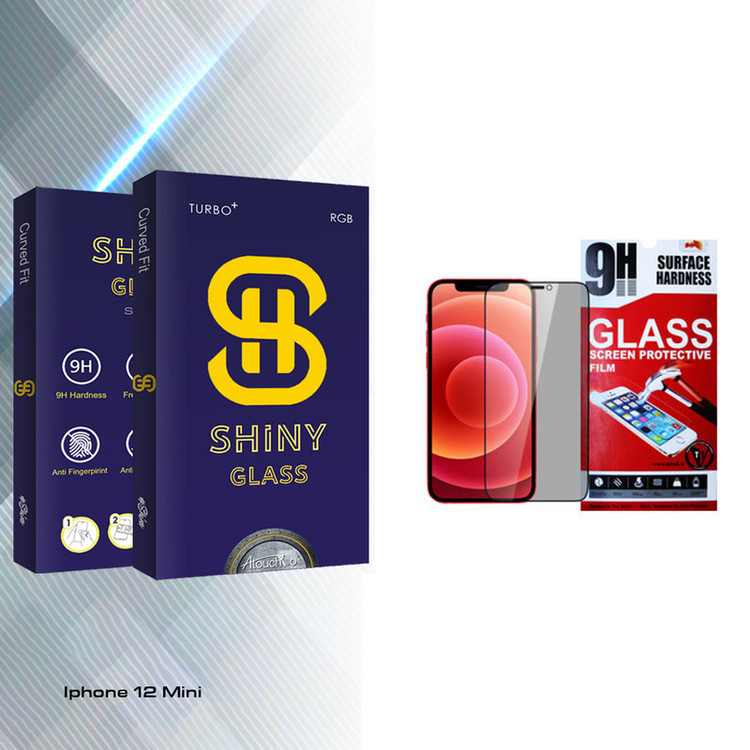 محافظ صفحه نمایش حریم شخصی آتوچبو مدل Shiny Glass مناسب برای گوشی موبایل اپل Iphone 12 Mini