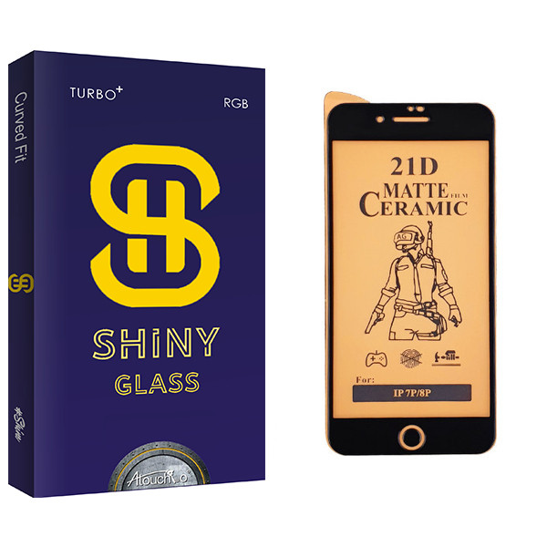 محافظ صفحه نمایش سرامیکی آتوچبو مدل Shiny Glass مناسب برای گوشی موبایل اپل iPhone 7 Plus