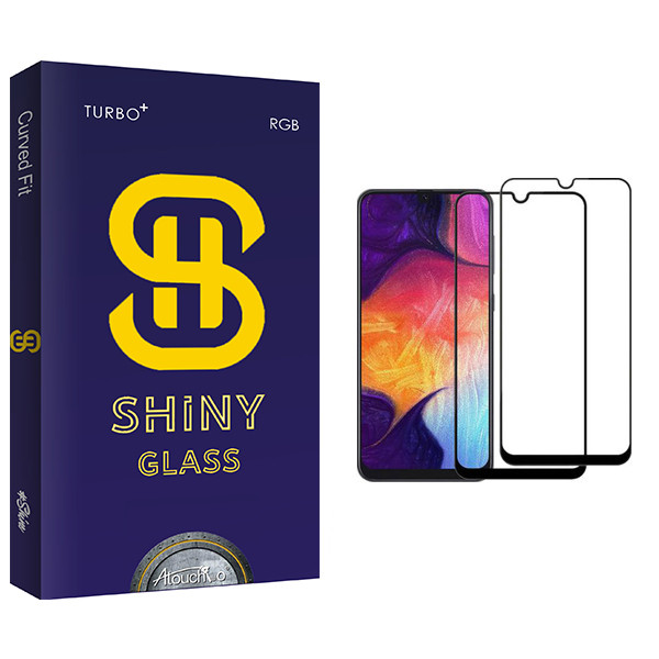 محافظ صفحه نمایش آتوچبو مدل Shiny Glass مناسب برای گوشی موبایل سامسونگ Galaxy A50 بسته دو عددی