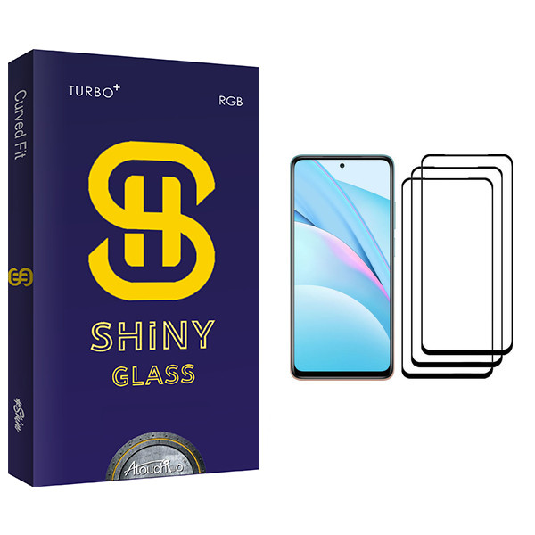 محافظ صفحه نمایش آتوچبو مدل Shiny Glass مناسب برای گوشی موبایل شیائومی Mi 10T Lite 5G بسته سه عددی