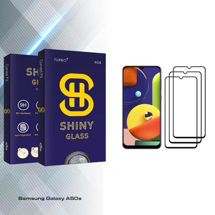 محافظ صفحه نمایش آتوچبو مدل Shiny Glass مناسب برای گوشی موبایل سامسونگ Galaxy A50s بسته سه عددی