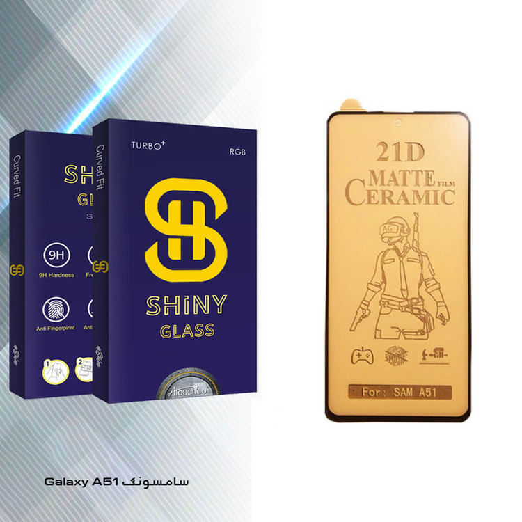 محافظ صفحه نمایش سرامیکی آتوچبو مدل Shiny Glass مناسب برای گوشی موبایل سامسونگ Galaxy A51