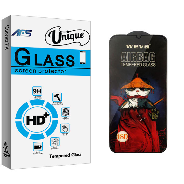 محافظ صفحه نمایش ای اف اس مدل Unique Glass_Airbag مناسب برای گوشی موبایل سامسونگ Galaxy A22 4G