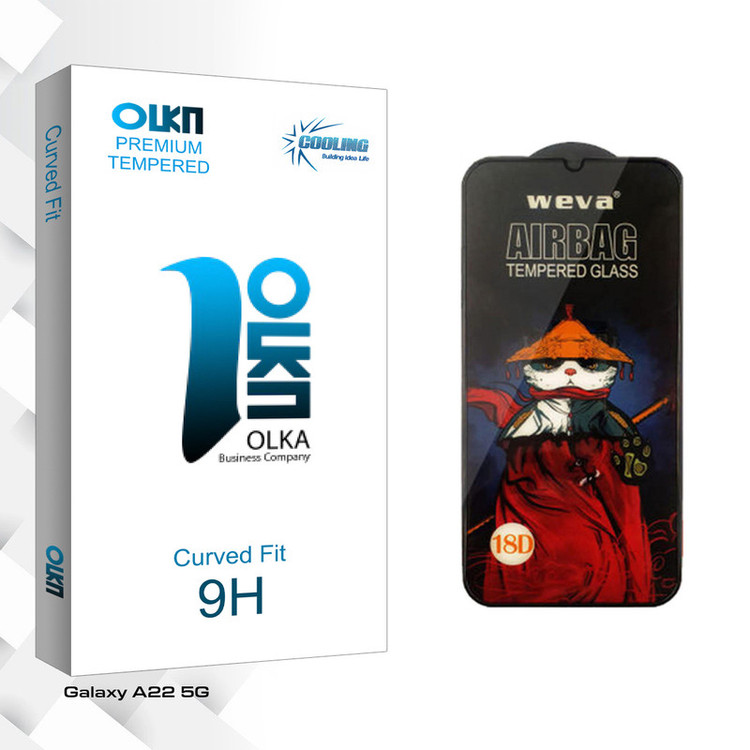 محافظ صفحه نمایش کولینگ مدل Olka Pro_Airbag مناسب برای گوشی موبایل سامسونگ Galaxy A22 5G