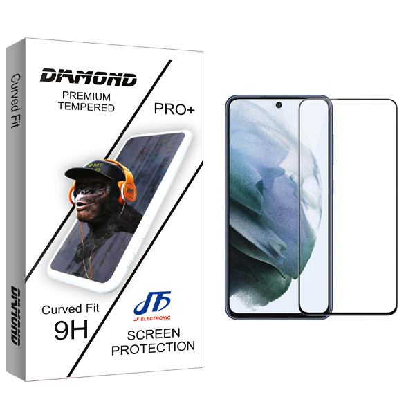 محافظ صفحه نمایش شیشه ای جی اف مدل Diamond Pro مناسب برای گوشی موبایل سامسونگ Galaxy S21 FE