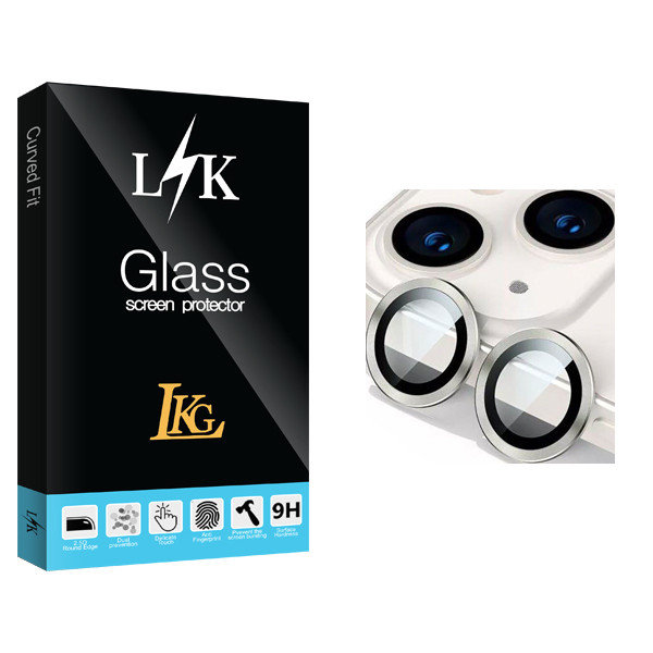 محافظ لنز گوشی ال کا جی مدل LK Glass FLL فلزی مناسب برای گوشی موبایل اپل iPhone 13
