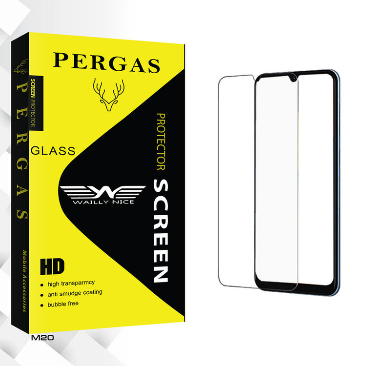 محافظ صفحه نمایش شیشه ای وایلی نایس مدل Pergas Glass مناسب برای گوشی موبایل سامسونگ galaxy M20