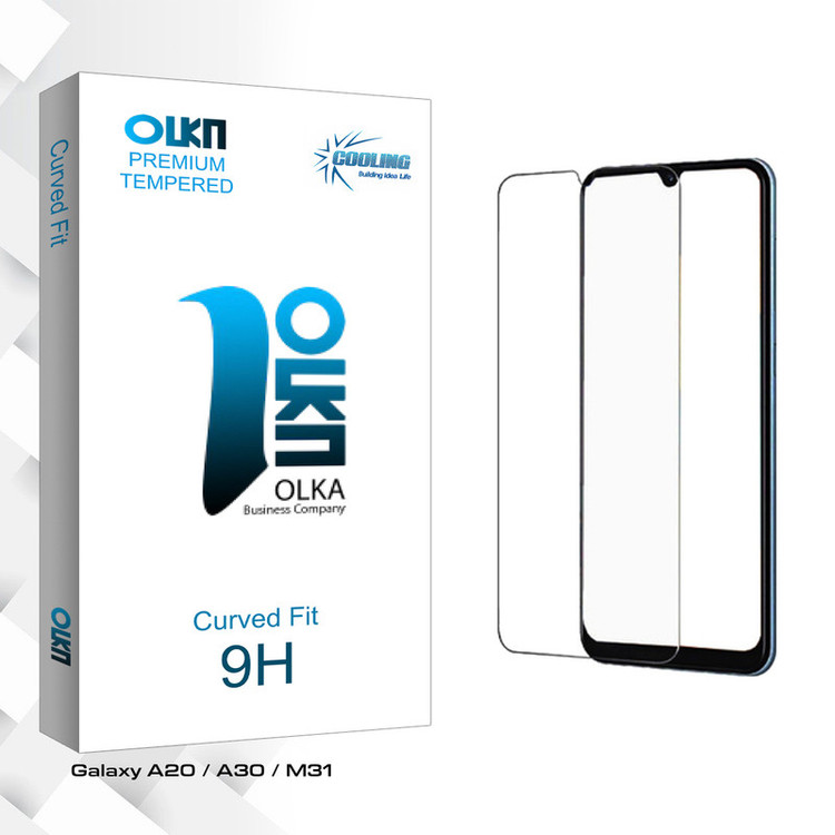 محافظ صفحه نمایش شیشه ای کولینگ مدل Olka Glass مناسب برای گوشی موبایل سامسونگ Galaxy A20 / A30 / M31