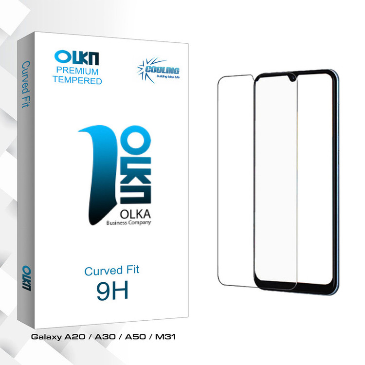 محافظ صفحه نمایش شیشه ای کولینگ مدل Olka Glass مناسب برای گوشی موبایل سامسونگ Galaxy A20 / A30 / A50 / M31