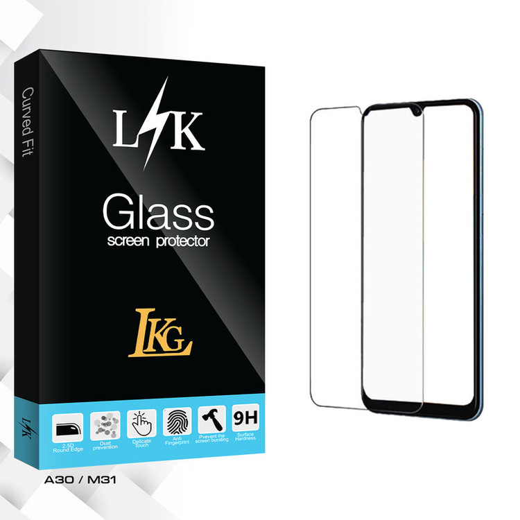 محافظ صفحه نمایش شیشه ای ال کا جی مدل LK Glass مناسب برای گوشی موبایل سامسونگ Galaxy A30 / M31