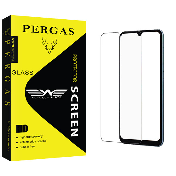 محافظ صفحه نمایش شیشه ای وایلی نایس مدل Pergas Glass مناسب برای گوشی موبایل سامسونگ Galaxy A30 / A50 / M31
